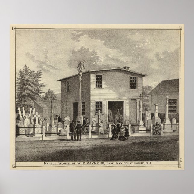 Marmorwerke von WE Raymond Poster (Vorne)