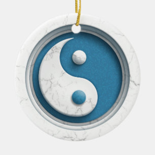MarmorYin Yang Keramik Ornament