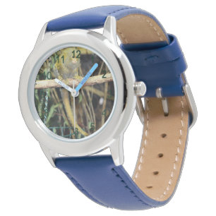 Marmoset-Affe auf Warnung, Kinder-Armbanduhr Armbanduhr