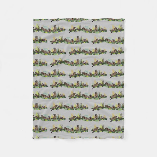 Marmot Meadow Fleece Blanket (grau) (Vorderseite)