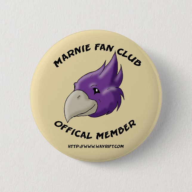 Marnie Fanclub-Abzeichen Button (Vorderseite)