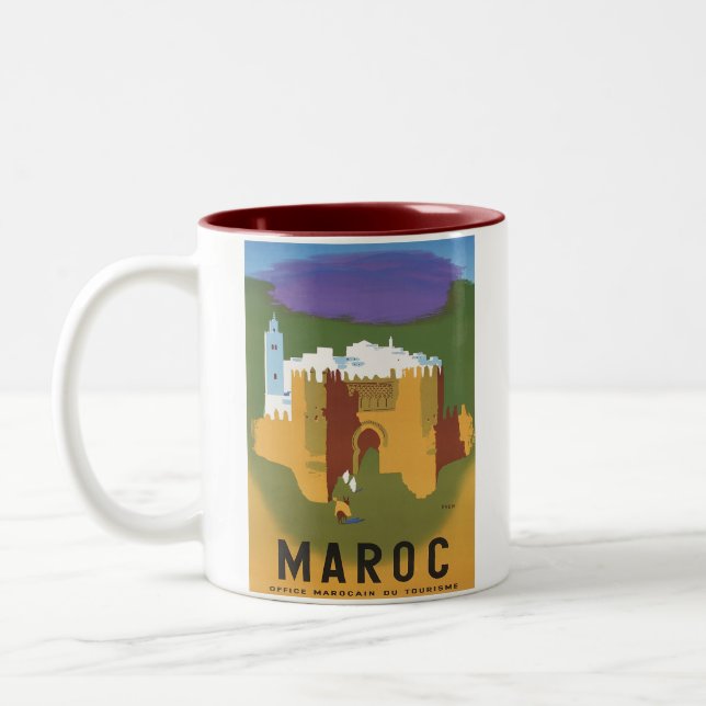 MAROC ZWEIFARBIGE TASSE (Links)
