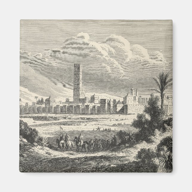 Marocco: Afrika, 1860er Magnet (Vorne)