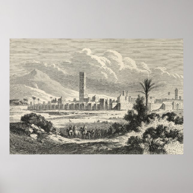 Marocco: Afrika, 1860er Poster (Vorne)