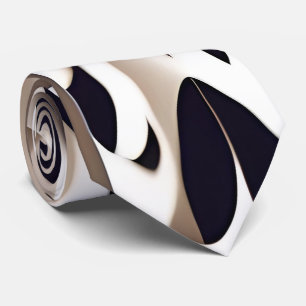 Marocco Triangle Geometric Brown Gray Pattern Krawatte