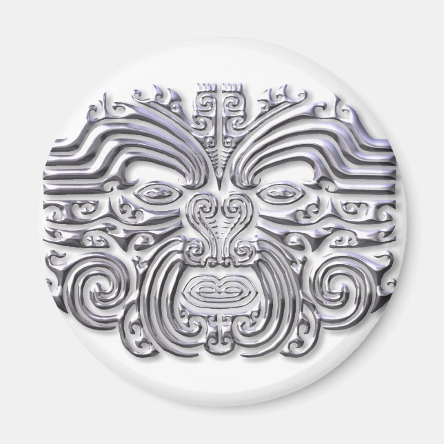 Maroi tattoo-silver magnet (Vorne)