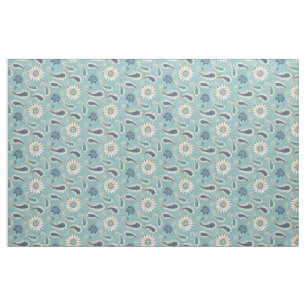 Marokkaner-Paisleyblumenkunst-Muster-Bohemisches Stoff