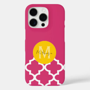 Marokkanisch Any Color Personalisiert Monogram iPh iPhone 16 Pro Hülle