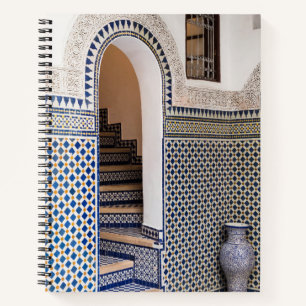 marokkanisch-gepflasterte Türe Notizbuch