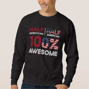 Marokkanisch in Marokko geboren amerikanischer USA Sweatshirt