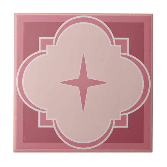 Marokkanisch inspiriert Keramik Fliese (Vorderseite)