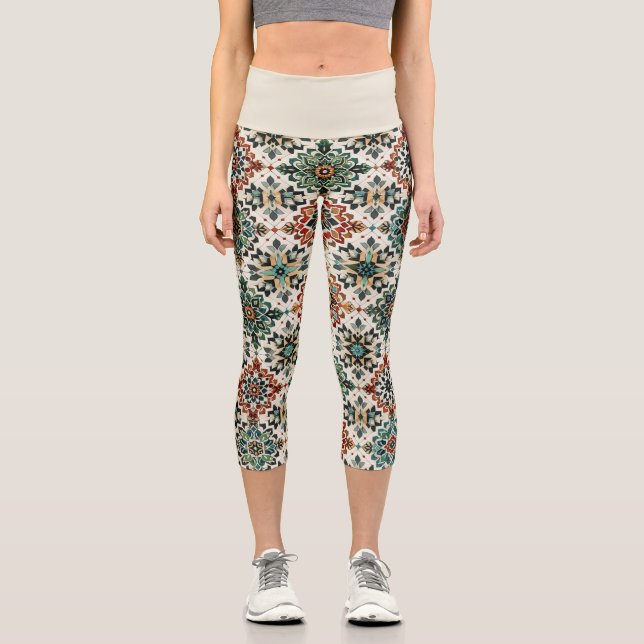 Marokkanisch-Melody Capri Leggings (Vorderseite)