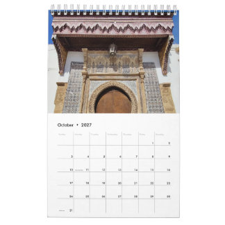 Marokkanische Architektur Kalender