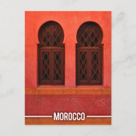 Marokkanische Architektur, Marrakesch Stadt Marokk Postkarte