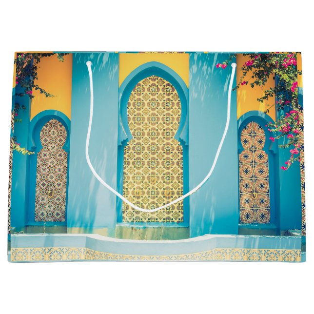 Marokkanische Art - Geschenk-Tasche Große Geschenktüte (Vorderseite)