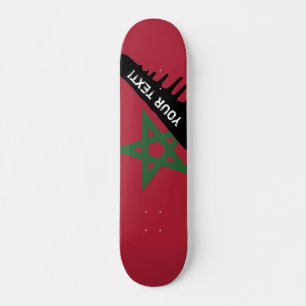 Marokkanische Flagge Skateboard