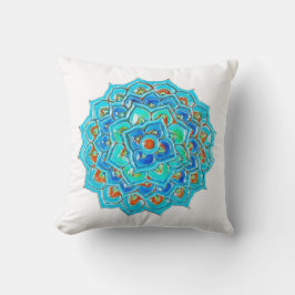 Marokkanische Fliese mit Mandela-Entwurf im Kissen