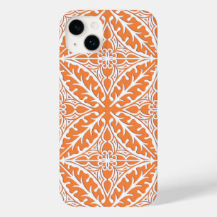 Marokkanische Fliesen - korallenorange und weiß Case-Mate iPhone 14 Plus Hülle