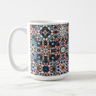 Marokkanische Fliesen, Mosaik, bunte Kunst Kaffeetasse