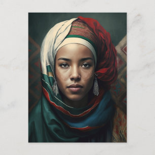 marokkanische Frau Postkarte
