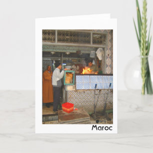 marokkanische GRILLEN Karte