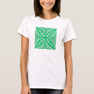 marokkanische Kacheln - Jadegrün und Weiß T-Shirt