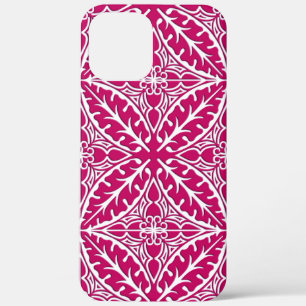 marokkanische Kacheln - magenta und weiß Case-Mate iPhone Hülle