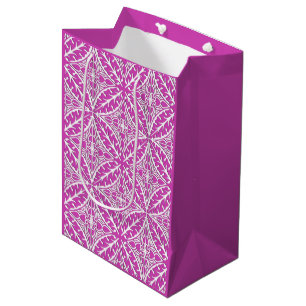 marokkanische Kacheln - orchid und weiß Mittlere Geschenktüte
