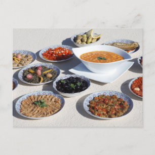 marokkanische Küche - marokkanische Tajine Postkarte