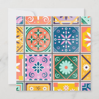 Marokkanische Kunst | Blue & Yellow Zellij