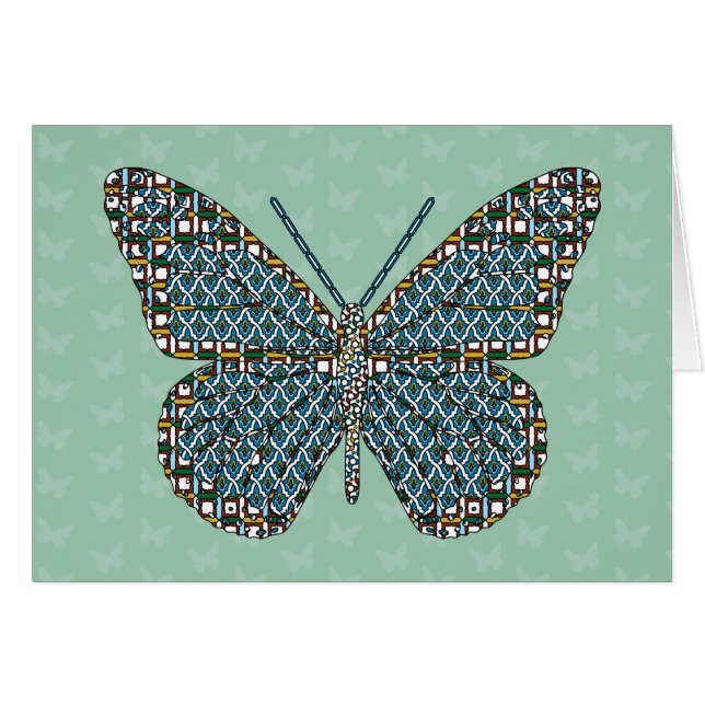 Marokkanische Monarchkarte (Vorderseite (Horizontal))