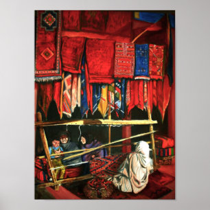 marokkanische Rug Weavers Poster