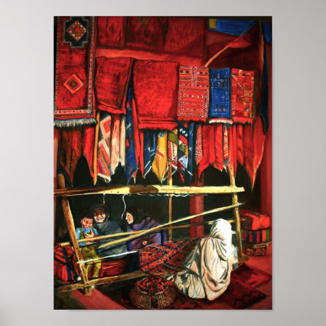 marokkanische Rug Weavers Poster (Vorne)