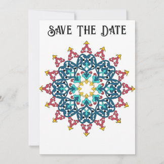 Marokkanische Save the Date-Karte Date