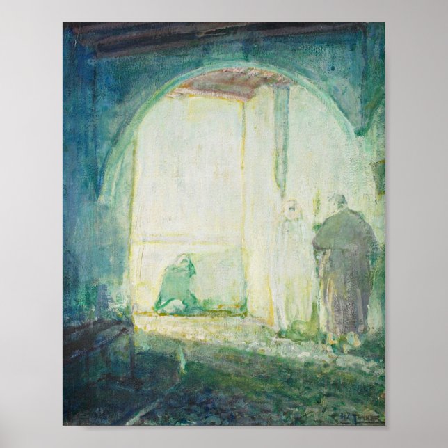 marokkanische Szene (Tanner) Poster (Vorne)