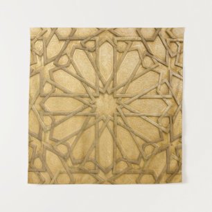 marokkanische Türdetails: Traditionelles Vintag. Wandteppich