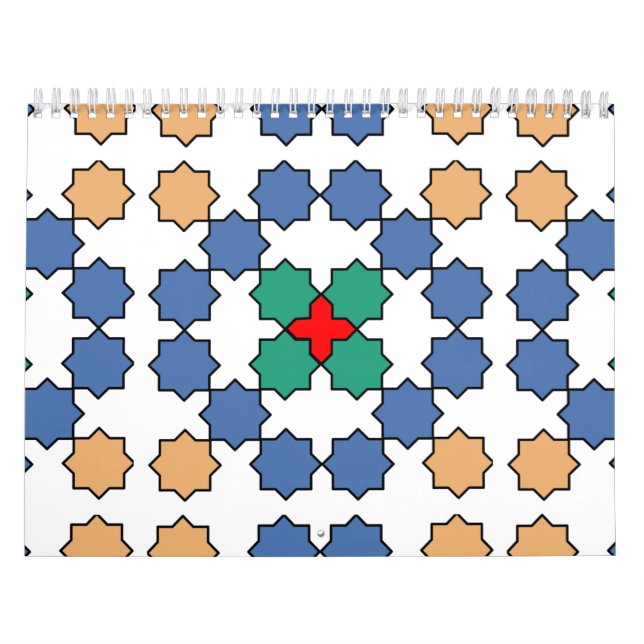 marokkanische Zellige-Kunst Kalender (Titelbild)