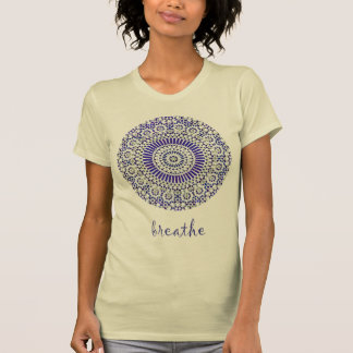 Marokkanischer blauer T-Shirt