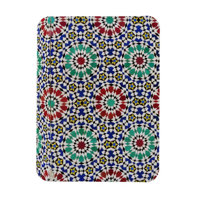 Marokkanischer Fes Tile, Fès, ف ـ ا س, Maroc Magnet (Vertikal)