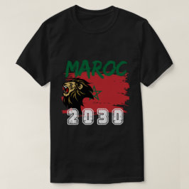 Marokkanischer Fußballfan T-Shirt
