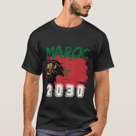 Marokkanischer Fußballfan T-Shirt