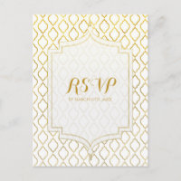 Marokkanischer Glam Wedding RSVP