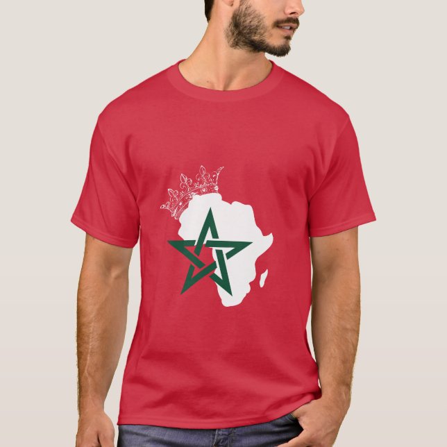 Marokkanischer König von Afrika T-Shirt (Vorderseite)