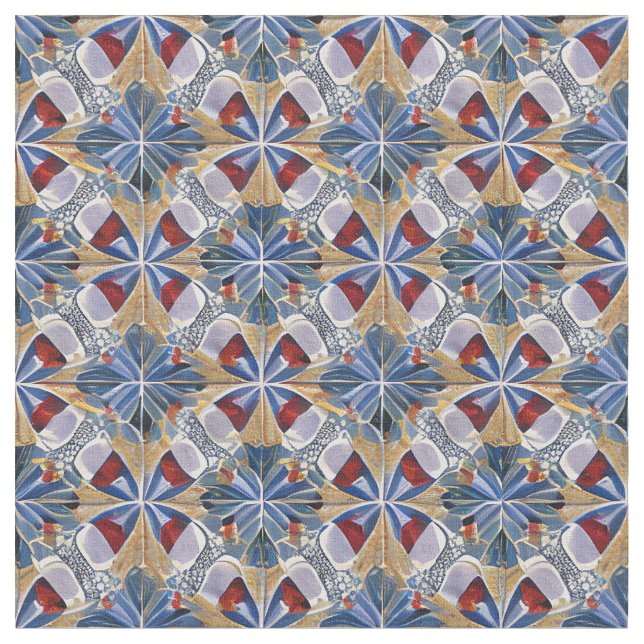 marokkanischer Stil Simulated Mosaic Tile Easy Cut Stoff (Nahaufnahme)