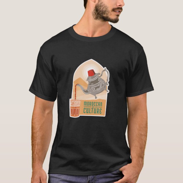 marokkanischer Teektrin T-Shirt (Vorderseite)