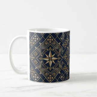 Marokkanischer Teppich Compass Star Kaffeetasse