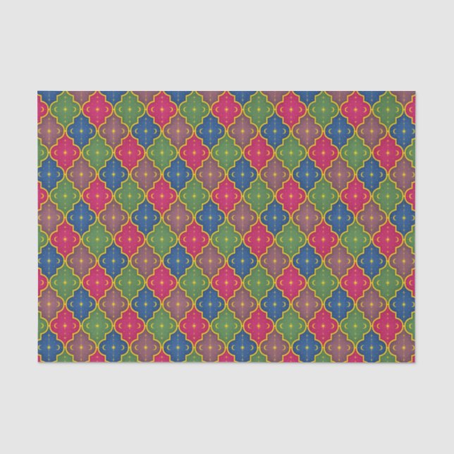 Marokkanischer Tile (kleiner Maßstab) Seidenpapier (Vorderseite)