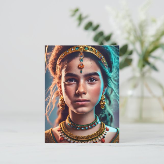 marokkanisches Amazigh Postkarte (Stehend Vorderseite)