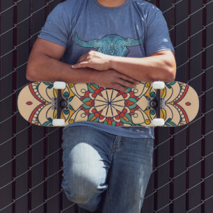 marokkanisches arabisches Mosaik Skateboard