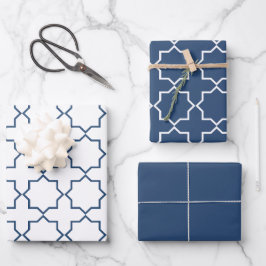 marokkanisches arabisches Muster Geschenkpapier Set